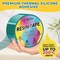 JDiction UV Resin Tape for Epoxy Resin Molding, 2.5IN W x 108FT L Resin Tape, 392℉ Heat Resistant Anti-Corrosion, Easy Peel, Epoxy Resin Tape for Jewelry Making, River Table, Deep Pour